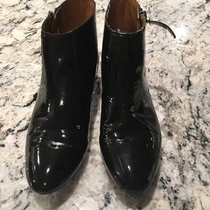 Black Patent Booties